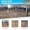 Flash Furniture Transparent Crystal Extra Wide Ghost Chairs, PK4 ZH-GHOST-OVR-4-GG - alternate 8